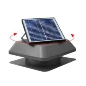 solar roof ventilator