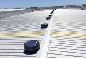 industrial commercial solar roof vents sydney