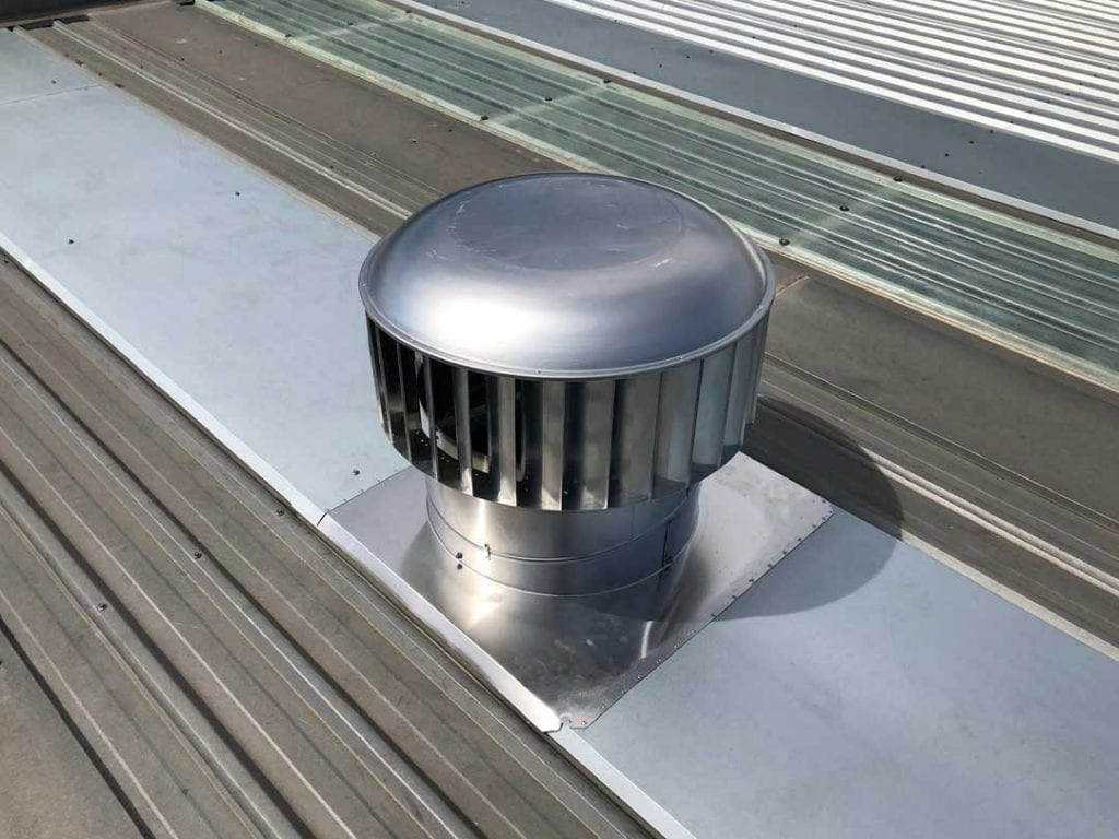 Commercial Roof Ventilation Installation Show Technologies Sydney