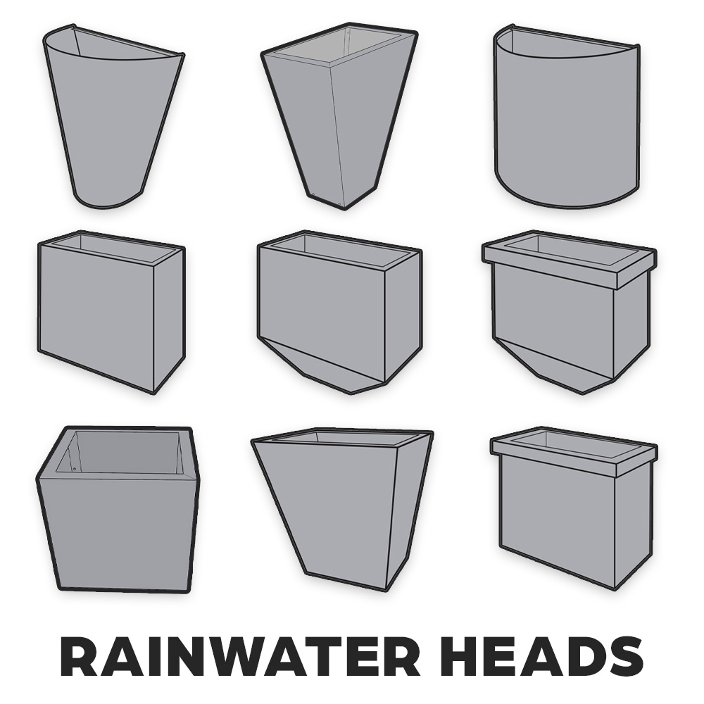 rainwater heads by RVA