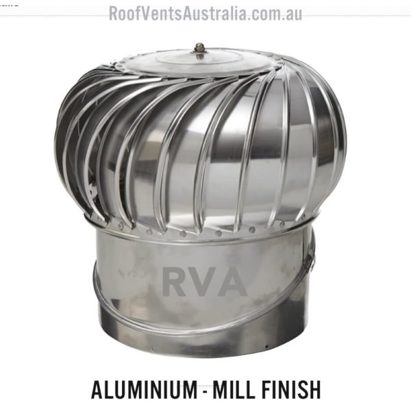 roof vent whirlybird mill finish 300mm