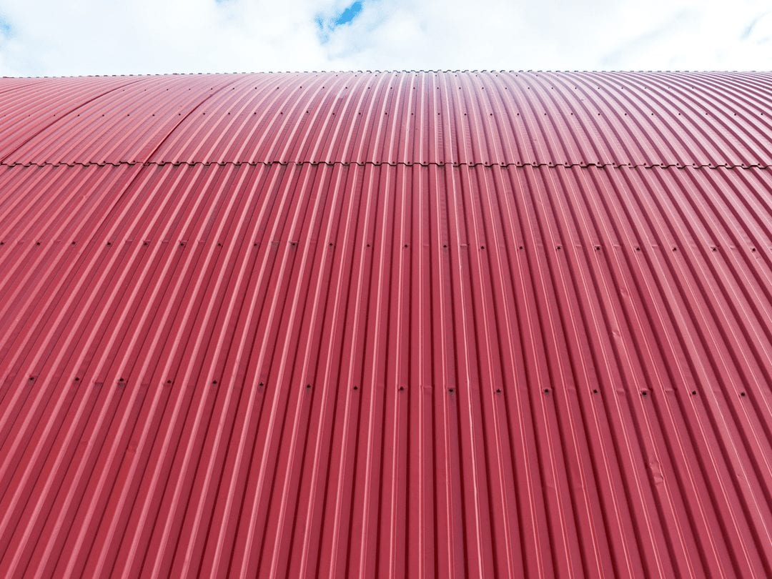 Commercial roofing red roof