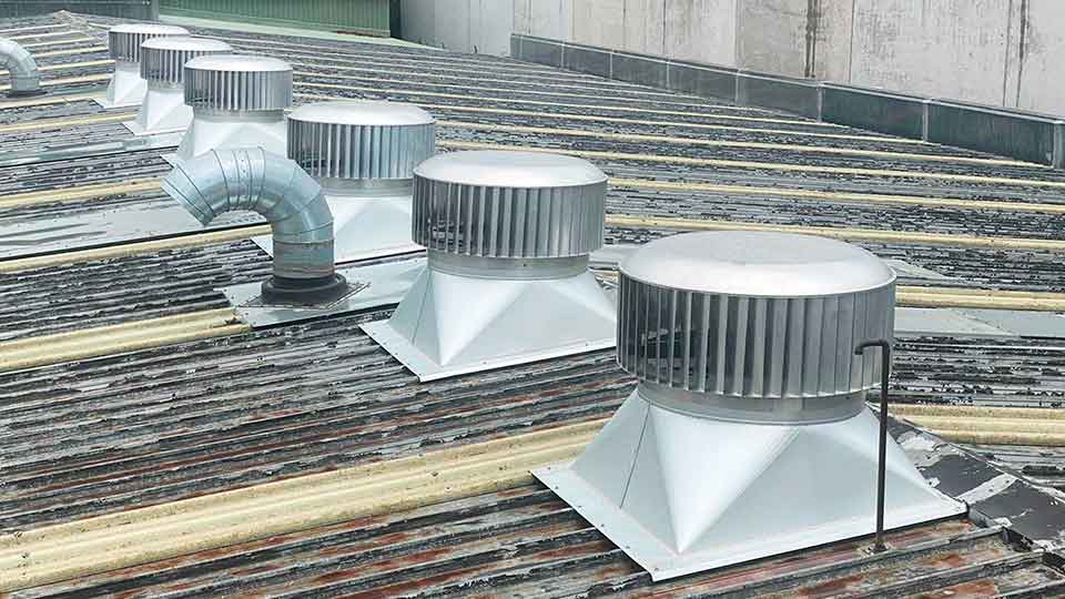 industrial roof air vents