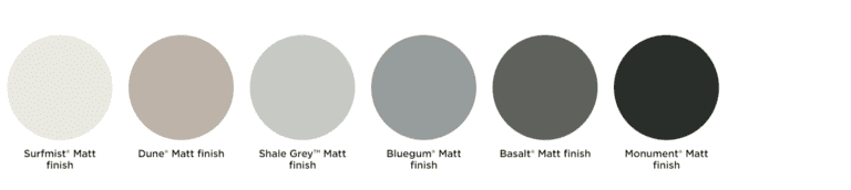 Colorbond Colours - Classic, Matt and Ultra Finishes | Roofing Plumbing ...