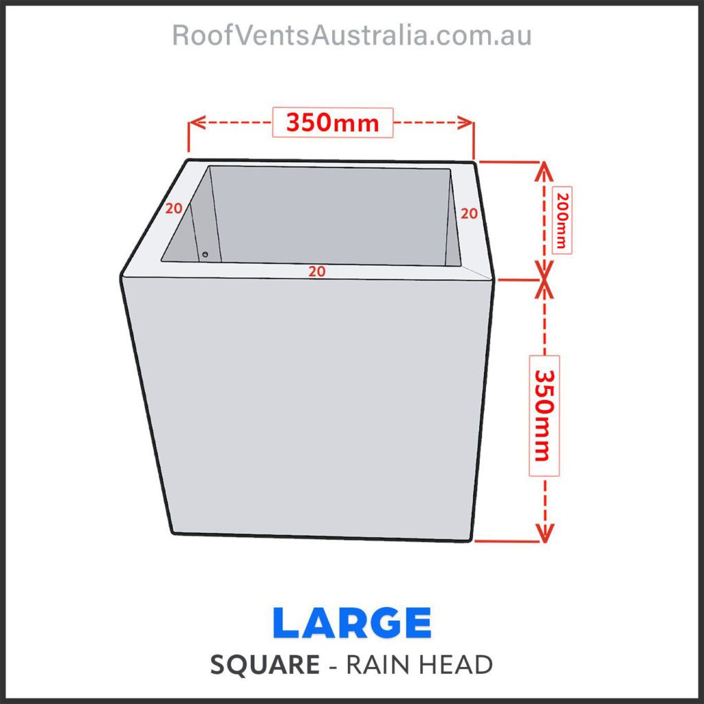 large-square-rainwater-head